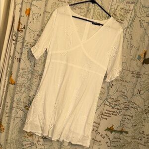 White Eyelet Dress